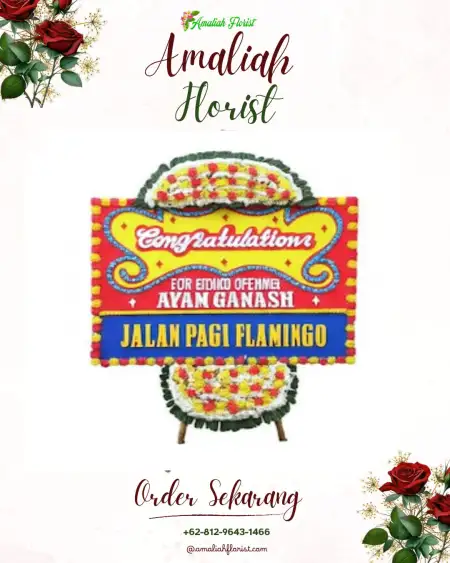 Sewa Papan Bunga Kosambi Barat